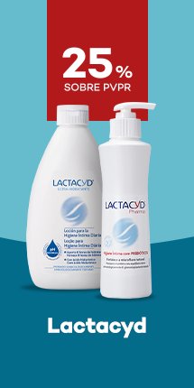 Marca Lactacyd com destaque promocional de até 25% sobre preço de Venda ao Público Recomendado